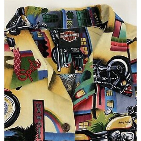 Women’s Hawaiian Harley-Davidson Shirt - Picture 4 of 9